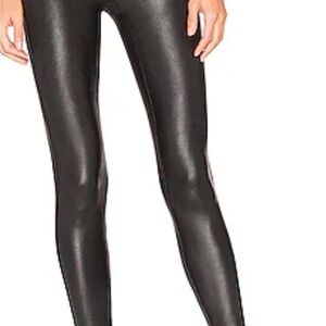 Spanx Black Faux Leather Leggings